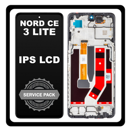 &Gamma;&nu;ή&sigma;&iota;&alpha; Original OnePlus Nord CE 3 Lite 5G (CPH2467, CPH2465) IPS LCD Display Screen Assembly &Omicron;&theta;ό&nu;&eta; + Touch Screen Digitizer &Mu;&eta;&chi;&alpha;&nu;&iota;&sigma;&mu;ό&sigmaf; &Alpha;&phi;ή&sigmaf; + Frame Bezel &Pi;&lambda;&alpha;ί&sigma;&iota;&omicron; Black &Mu;&alpha;ύ&rho;&omicron; 1001100068 (Service Pack By OnePlus)