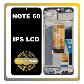 &Gamma;&nu;ή&sigma;&iota;&alpha; Original Realme Note 60 (RMX3933) IPS LCD Display Screen Assembly &Omicron;&theta;ό&nu;&eta; + Touch Screen Digitizer &Mu;&eta;&chi;&alpha;&nu;&iota;&sigma;&mu;ό&sigmaf; &Alpha;&phi;ή&sigmaf; + Frame Bezel &Pi;&lambda;&alpha;ί&sigma;&iota;&omicron; &Sigma;&alpha;&sigma;ί Black &Mu;&alpha;ύ&rho;&omicron; 621029000222 (Service Pack By Realme)
