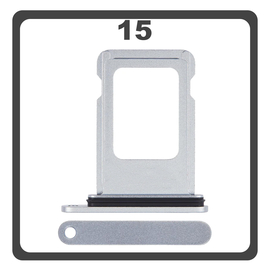 Original for iPhone 15, iPhone15 (A3090, A2846) SIM Card Tray &Theta;ή&kappa;&eta; &Kappa;ά&rho;&tau;&alpha;&sigmaf; Sim Blue &Mu;&pi;&lambda;&epsilon;