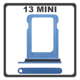 Original for iPhone 13 Mini, iPhone13 Mini (A2628, A2481) SIM Card Tray &Theta;ή&kappa;&eta; &Kappa;ά&rho;&tau;&alpha;&sigmaf; Sim Blue &Mu;&pi;&lambda;&epsilon;