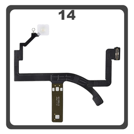 Original For Apple iPhone 14, iPhone14 (A2894, A2651) Camera Flashlight Flex Cable &Phi;&lambda;&alpha;&sigmaf; + Microphone &Mu;&iota;&kappa;&rho;ό&phi;&omega;&nu;&omicron; Pulled
