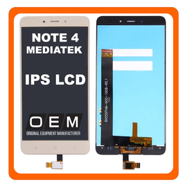 HQ OEM &Sigma;&upsilon;&mu;&beta;&alpha;&tau;ό &Mu;&epsilon; Xiaomi Redmi Note 4, Note4 (MediaTek) LCD Display Screen &Omicron;&theta;ό&nu;&eta; + Touch Screen Digitizer &Mu;&eta;&chi;&alpha;&nu;&iota;&sigma;&mu;ό&sigmaf; &Alpha;&phi;ή&sigmaf; Gold &Chi;&rho;&upsilon;&sigma;ό (Premium A+)