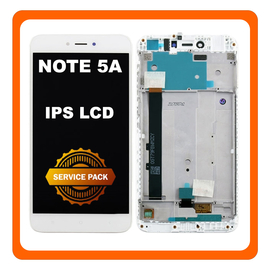 &Gamma;&nu;ή&sigma;&iota;&omicron; Original Xiaomi Redmi Note 5A (MDI6S) &Omicron;&theta;ό&nu;&eta; LCD Display Screen + Touch Screen Digitizer &Mu;&eta;&chi;&alpha;&nu;&iota;&sigma;&mu;ό&sigmaf; &Omicron;&theta;ό&nu;&eta;&sigmaf; &Alpha;&phi;ή&sigmaf; + Frame Bezel &Pi;&lambda;&alpha;&iota;&sigma;&iota;&omicron; White 560410006033 (Service Pack By Xiaomi)