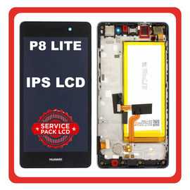 &Gamma;&nu;ή&sigma;&iota;&alpha; Original Huawei P8 Lite (ALE-L21) &Omicron;&theta;ό&nu;&eta; LCD Screen + Touch Screen Digitizer &Mu;&eta;&chi;&alpha;&nu;&iota;&sigma;&mu;ό&sigmaf; &Alpha;&phi;ή&sigmaf; + Frame Bezel &Pi;&lambda;&alpha;ί&sigma;&iota;&omicron; &Sigma;&alpha;&sigma;ί + Battery &Mu;&pi;&alpha;&tau;&alpha;&rho;ί&alpha; Black &Mu;&alpha;ύ&rho;&omicron; 02350KCC