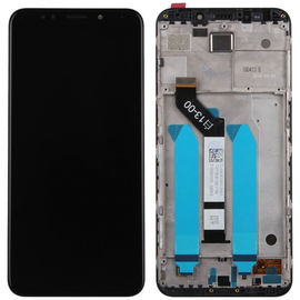 Γνήσιο Original Xiaomi Redmi 5 Plus, Redmi5 Plus, Οθόνη LCD Display Screen + Touch Screen Digitizer Μηχανισμός Οθόνης Αφής+ Frame Πλαισιο Black (Service Pack By Xiaomi)