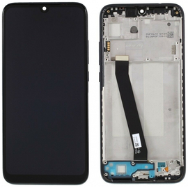 Γνήσιο Original Xiaomi Redmi 7, Redmi7 IPS LCD​ Screen Display Οθόνη + Touch Screen Digitizer Μηχανισμός Αφής + Frame Πλαίσιο Σασί  Black Μαύρο 560610115033 560610096033 (Service Pack By Xiaomi)​