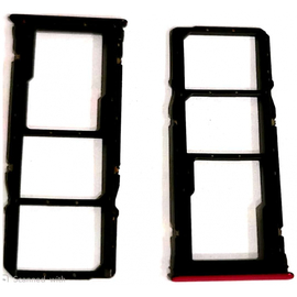 Γνήσιο Original Xiaomi Redmi 7 Sim Card Tray Θήκη κάρτας Red