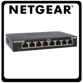 NetGear GS308 Unmanaged L2 Switch με 8 Θύρες Gigabit (1Gbps) Ethernet GS308-300PESNetGear GS308 Unmanaged L2 Switch με 8 Θύρες Gigabit (1Gbps) Ethernet GS308-300PES