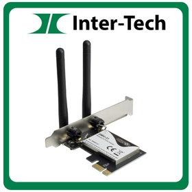 Inter-Tech DMG-31 Ασύρματη Κάρτα Δικτύου Wi‑Fi 4 (300Mbps) PCI-e