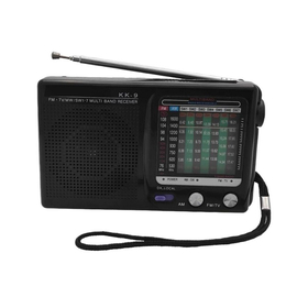 Φορητό Ραδιόφωνο Μπαταρίας - kk9 - 400066 - Black