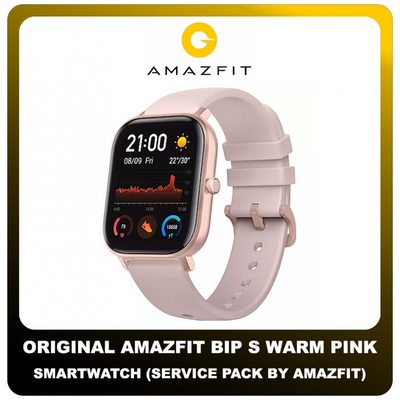 Original Amazfit Bip S Warm Pink A1821 Smartwatch Smart Band 1.28 Service Pack