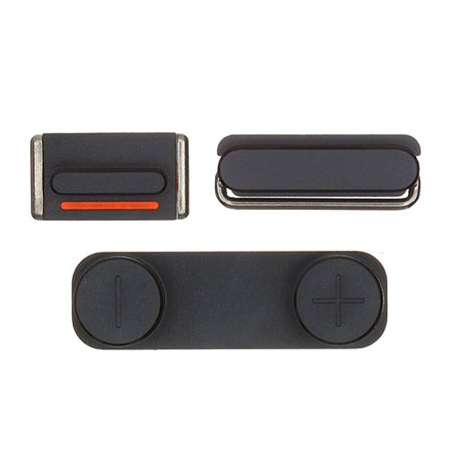 OEM Sidekey Set for iPhone 5 black