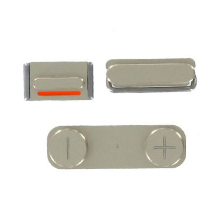 OEM Sidekey Set for iPhone 5s gold