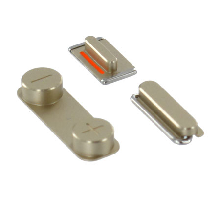OEM Sidekey Set for iPhone 5s gold
