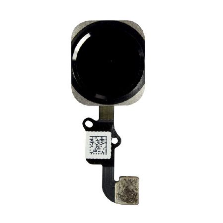 HQ OEM iPhone 6 & 6 Plus Κεντρικό Κουμπί Home Button + Flex Cable Black