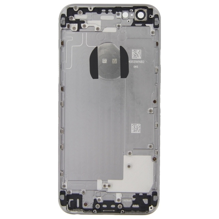 OEM HQ iPhone 6 (A1549, A1586, A1589, A1522, A1524, A1593) Καπάκι Μπαταρίας Battery Cover + Πλαινά πλήκτρα Side Keys + Θήκη Κάρτας Sim Holder Space Grey (Premium A+)