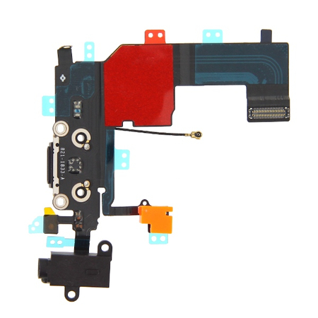 HQ OEM Iphone 5c Charge Connector dock flex and Headphone Jack Καλωδιοταινία Φόρτισης