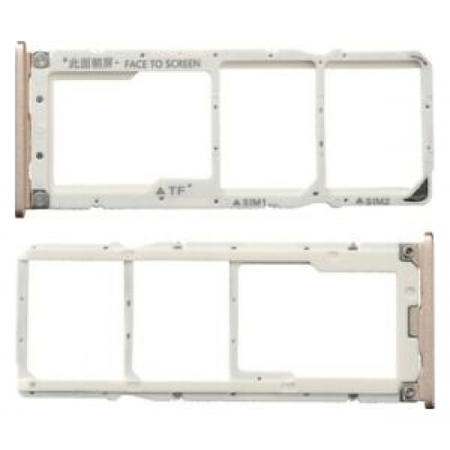 Γνήσιο Original Xiaomi Redmi 6 Pro, Redmi6 Pro Mi A2 Lite, MiA2 Lite (M1805D1SG) Sim Card Tray Θήκη κάρτας Gold Χρυσό (Service Pack By Xiaomi)