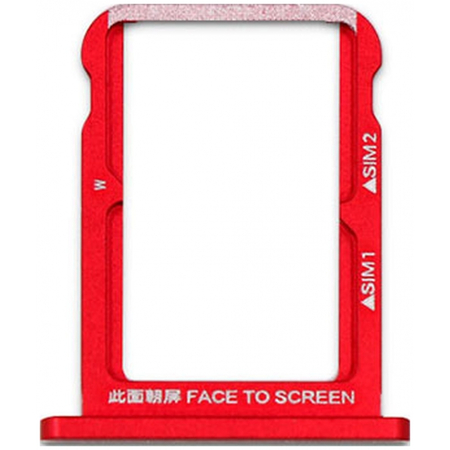 Γνήσιο Original Xiaomi Mi A2 Sim Card Tray Θήκη κάρτας Red Κόκκινο