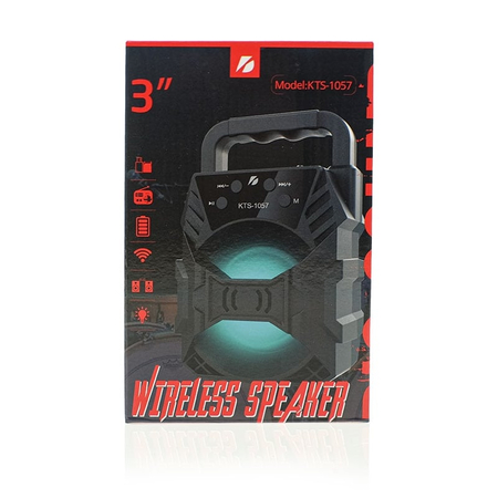 Led Bluetooth Ηχείο Μάυρο