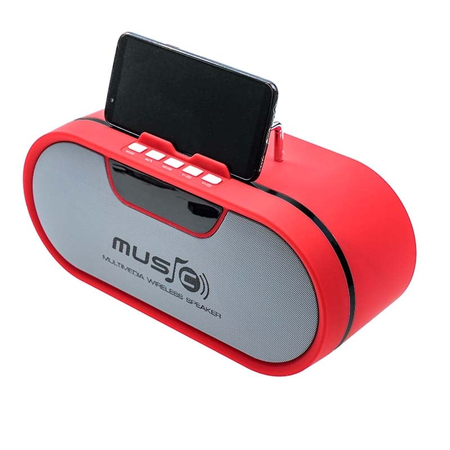 Tws Ηχείο Bluetooth Wireless Bright red