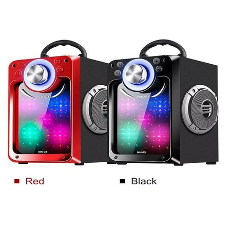 Bluetooth Ηχείο με led Crystal Sound red