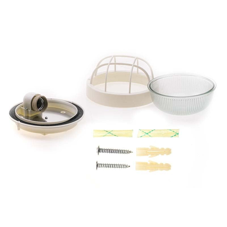 Πλαφονιέρα ε27 με Αδιαβροχοποίηση Λευκό