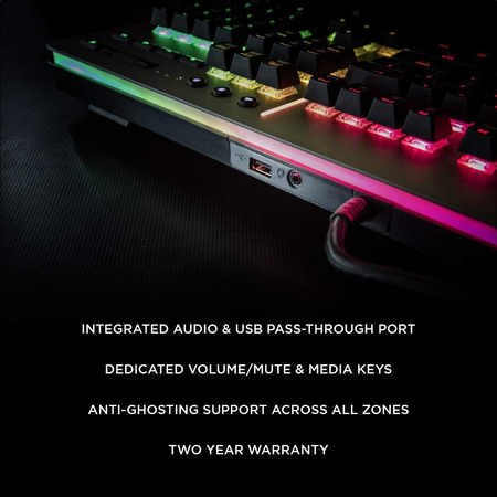 Thermaltake Μηχανικό Πληκτρολόγιο Rgb+