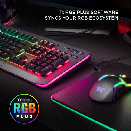 Thermaltake Μηχανικό Πληκτρολόγιο Rgb+