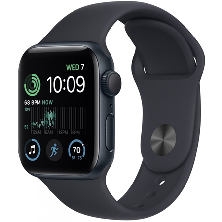 Apple Watch se (Gen 2) 40mm Midnight Aluminium Midnight Sport Band m/l + Cellular eu
