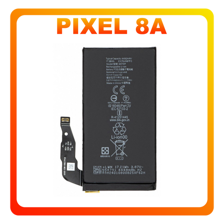 Γνήσια Original Battery G07DF Google Pixel 8a G949-00795-00 Battery Μπαταρία Li-Ion 4492mAh (Service Pack By Google)