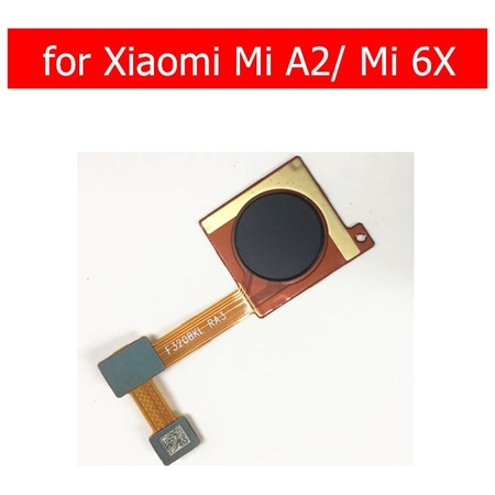 Γνήσιο Original Xiaomi MiA2 Mi A2 Fingerprint Sensor flex Αισθητήρας Δαχτυλικών Αποτυπωμάτων Black