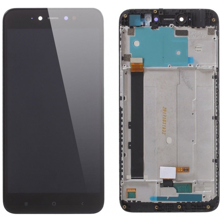 OEM HQ Xiaomi Redmi Note 5A Prime Lcd Display Screen Οθόνη + Touch Screen Digitizer Μηχανισμός Αφής+ FRAME Πλαίσιο Black