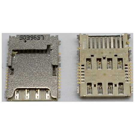 HQ OEM Samsung Galaxy S5 G900F, S5 Neo, G360 Core Prime, G361, G388F Sim Reader Θύρα Αναγνώστη Κάρτας Σίμ