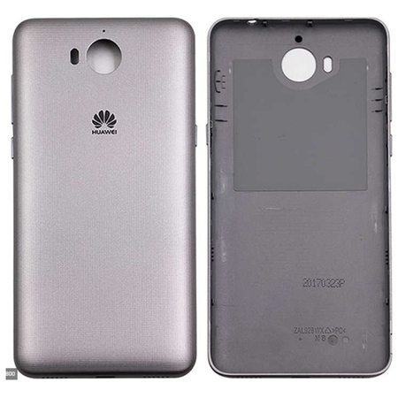 HQ OEM Huawei Y5 2017 (MYA-L03, MYA-L23, MYA-L02, MYA-L22, MYA-U29, MYA-L13) Battery Cover Καπάκι Μπαταρίας Grey