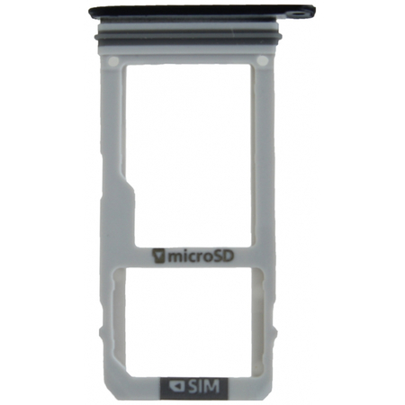 Γνήσιο Original Samsung Galaxy A3 A320F 2017 Sim Card Tray Micro SD Tray Θήκη κάρτας Black GH98-40983A