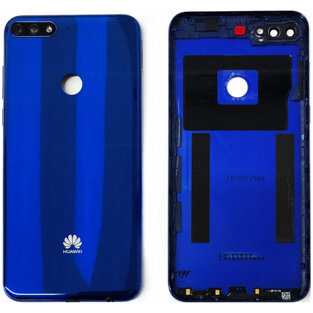 HQ OEM Huawei Y7 2018 (LDN-L01, LDN-LX3) Battery Back Cover Πίσω Καπάκι Μπαταρίας Blue