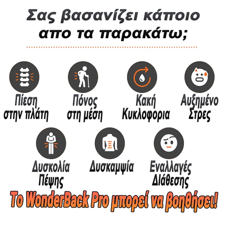 Όργανο Εκγύμνασης - Μασάζ Wonderback & Body pro