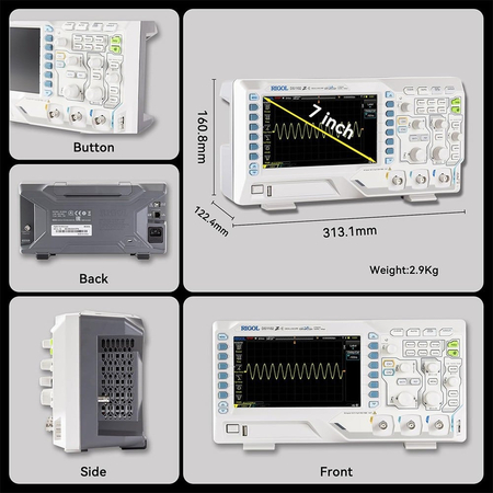 Rigol Ds1102z-e – Ψηφιακός Παλμογράφος 100mhz