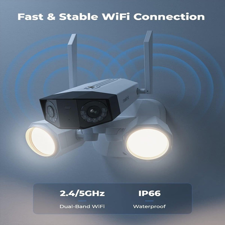 Reolink duo Floodlight 4k Wifi – ip Κάμερα με Προβολέα & Dual Band Wifi