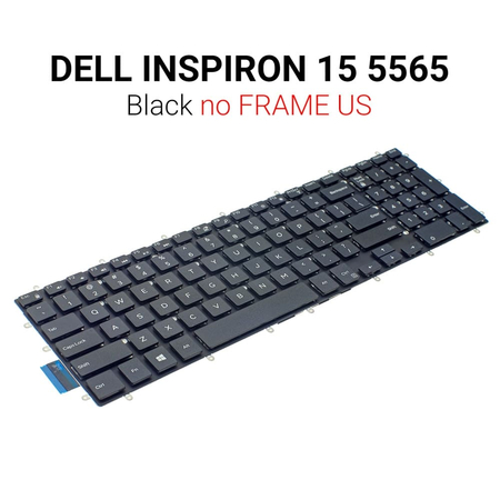 Πληκτρολόγιο Dell Inspiron 15 5565 no Frame us
