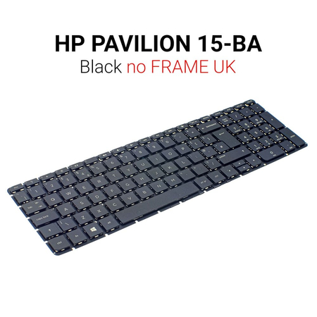 Πληκτρολόγιο hp Pavilion 15-ba Hpm14p1 no Frame uk