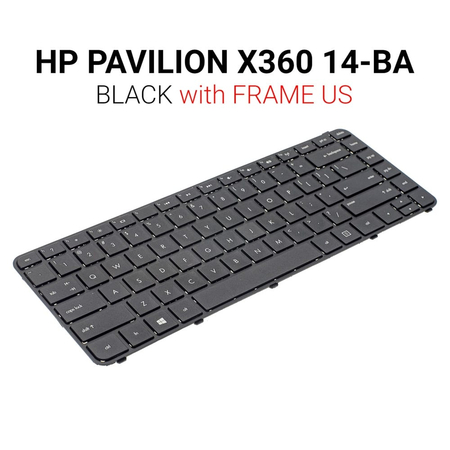 Πληκτρολόγιο hp Sleekbook 14-B000 With Frame us
