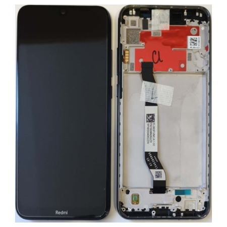 Γνήσιο Original  Xiaomi Redmi Note 8T Note8T (M1908C3XG) IPS LCD Assembly Display Οθόνη + Touch Screen Digitizer Μηχανισμός Αφής + Πλαίσιο Σασί Frame Bezel Black Μαύρο 5600040C3X00 (Service Pack By Xiaomi)