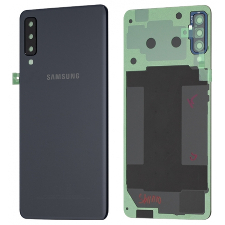 Γνήσιο Original Samsung Galaxy A7 2018 (SM-A750F) Battery Cover Καπακι Μπαταρίας Black GH82-17829A