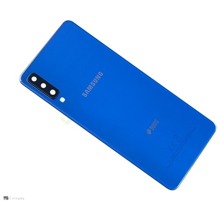 Γνήσιο Original Samsung Galaxy A7 2018 (SM-A750F) Battery Cover Καπακι Μπαταρίας Blue GH82-17829D