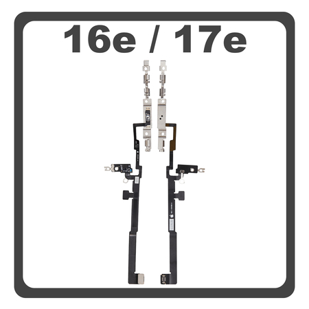 HQ OEM Συμβατό Με Apple Iphone 16e (A3212, A3409) / 17e (A3634, A3575) Power Button Flex Cable Καλωδιοταινία Πλήκτρων Εκκίνησης (Premum A+)