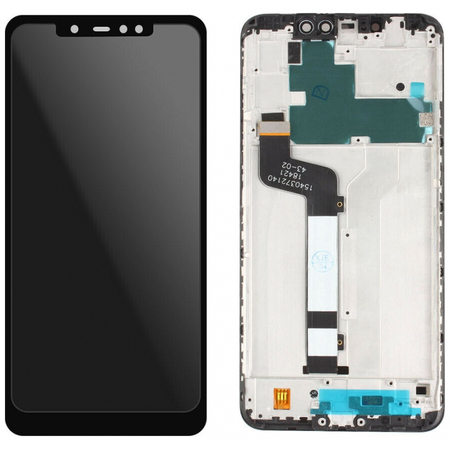 Γνήσιο Original Xiaomi Redmi Note 6, Note 6 Pro Lcd Screen Display Οθόνη + Touch Screen Digitizer Μηχανισμός Αφής + Πλαισiο Frame Black Μαύρο (Service Pack By Xiaomi)
