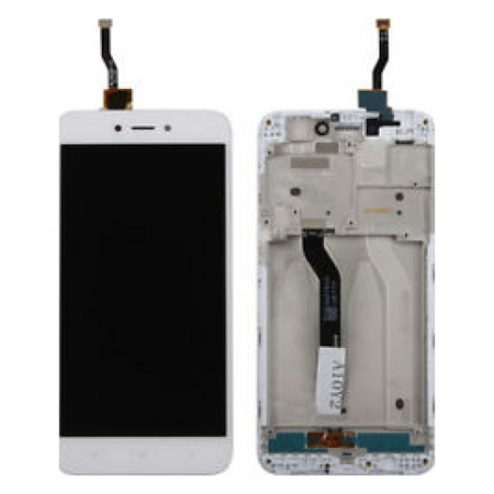 OEM HQ Xiaomi Redmi 5A Lcd Display Screen Οθόνη + Touch Screen Digitizer Μηχανισμός Αφής + Frame Μεσαίο Πλαίσιο White
