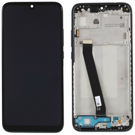 HQ OEM Xiaomi Redmi 7, Redmi7 Lcd Screen Display Οθόνη + Touch Screen Digitizer Μηχανισμός Αφής + Frame Πλαίσιο Σασί  Black Μαύρο (Grade AAA)